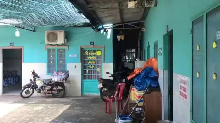 Nhà nghỉ xảy ra vụ việc. Ảnh: Người Lao Động