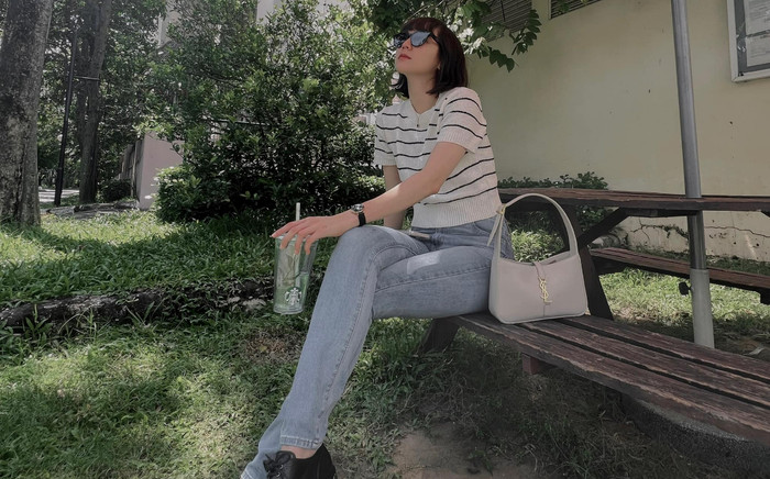 Hải Tú khoe ảnh đầy thần thái, netizen bất ngờ réo gọi: 'Chuẩn phu nhân sếp Tùng đây rồi!' Ảnh 2