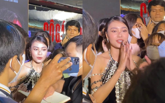 Sự đối lập của mỹ nhân Việt tại sự kiện: Lan Ngọc ký tặng fan 'mệt xỉu', Kaity Nguyễn lủi thủi một mình Ảnh 2
