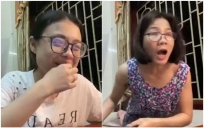 Cùng con gái tra cứu điểm thi đại học, người mẹ có biểu cảm khiến dân mạng cười ngất Ảnh 2