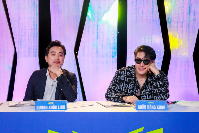 Hai giám khảo Dương Khắc Linh và Châu Đăng Khoa