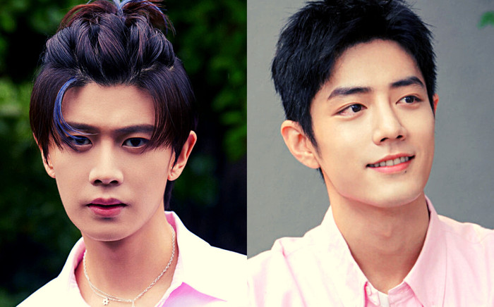 Cùng đu trend mặc áo 'hường phấn', Tiêu Chiến có đọ lại Nhậm Gia Luân? Ảnh 2