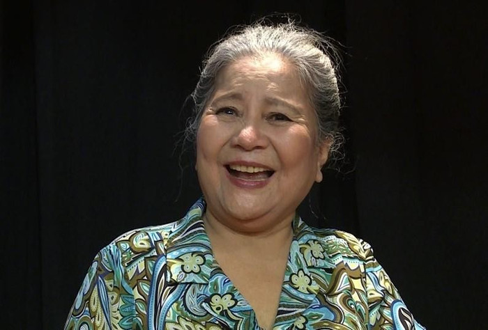 Bà hạnh phúc chia sẻ vì còn có thể lao động nghệ thuật ở tuổi 77