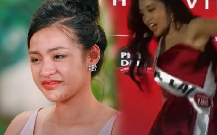 'Hotgirl trứng rán' suýt té khi catwalk, fan đặt nghi vấn khả năng vào chung kết hoa hậu Ảnh 2