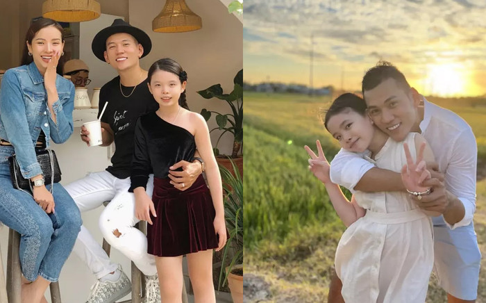 Loạt đồ 'ton-sur-ton' của Lý Bình với con gái riêng của Phương Trinh Jolie Ảnh 2