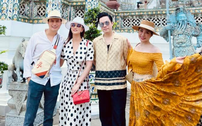 Việt Anh du lịch nước ngoài cùng hai 'tình tin đồn', được khen tinh tế khi đứng cạnh hai bóng hồng Ảnh 2