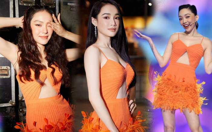 Nhã Phương diện váy lông vũ đụng hàng với Minh Hằng - Tóc Tiên, nhan sắc nào ghi điểm? Ảnh 2