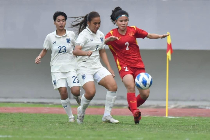 U18 Việt Nam đang chơi rất hay ở Giải U18 nữ Đông Nam Á 2022. Ảnh: FAT
