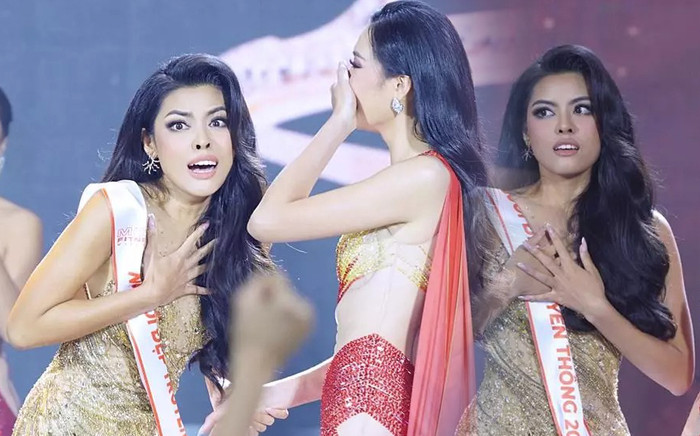 Nhìn vẻ mặt của Á hậu 1, dân mạng hỏi: 'Ai mới là người đăng quang Hoa hậu Thể thao Việt Nam?' Ảnh 2