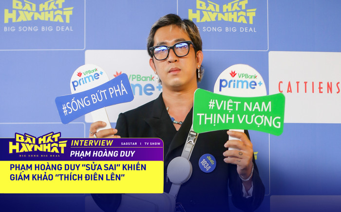Phạm Hoàng Duy 'sửa sai' khiến giám khảo Bài hát hay nhất phiên bản Big Song Big Deal thích thú Ảnh 2