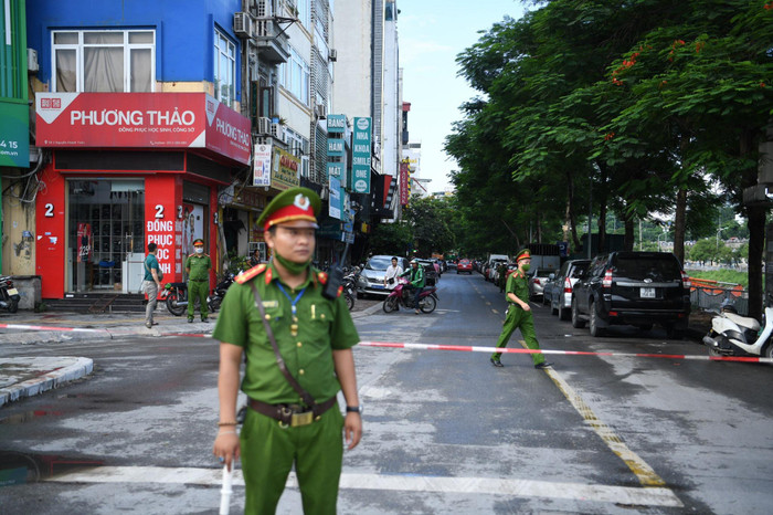 Khu vực nơi xảy ra vụ cháy.