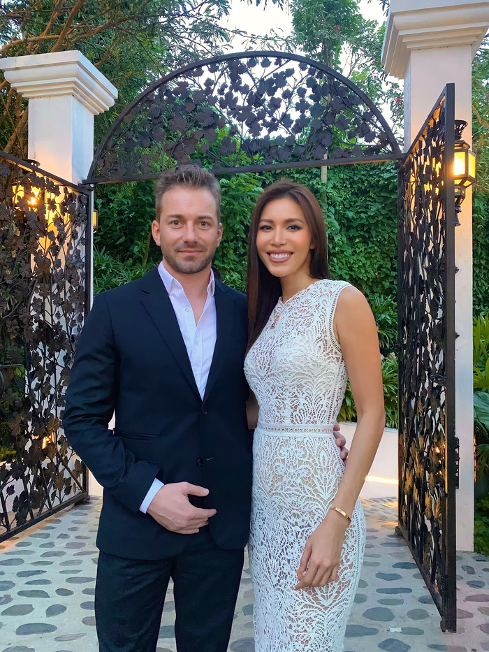 Minh Tú và bạn trai hiện tại.