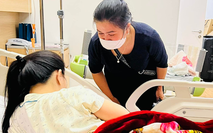 Chỉ một câu nói, bà xã Lê Dương Bảo Lâm đã tiết lộ mối quan hệ với mẹ chồng Ảnh 2