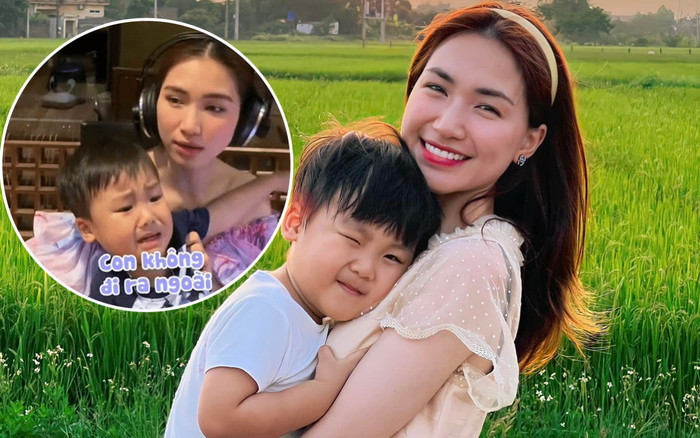 Bé Bo quấy khóc trong lúc đang thu âm ca khúc mới, cách xử lý của Hòa Minzy khiến dân tình ấm lòng Ảnh 2