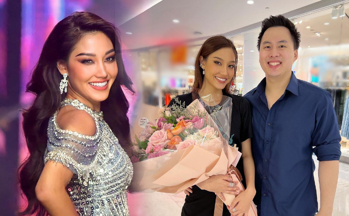 Thất bại tại Hoa hậu Hoàn vũ Thái Lan, Á hậu Miss World khoe bạn trai ngoại hình 'mlem' Ảnh 2