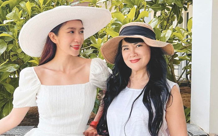 Nhan sắc 'không tuổi' của mẹ vợ Lý Hải Ảnh 2