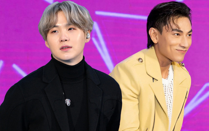 Isaac có phản ứng gây chú ý khi được khán giả tặng hình Suga (BTS) trên sân khấu Ảnh 2