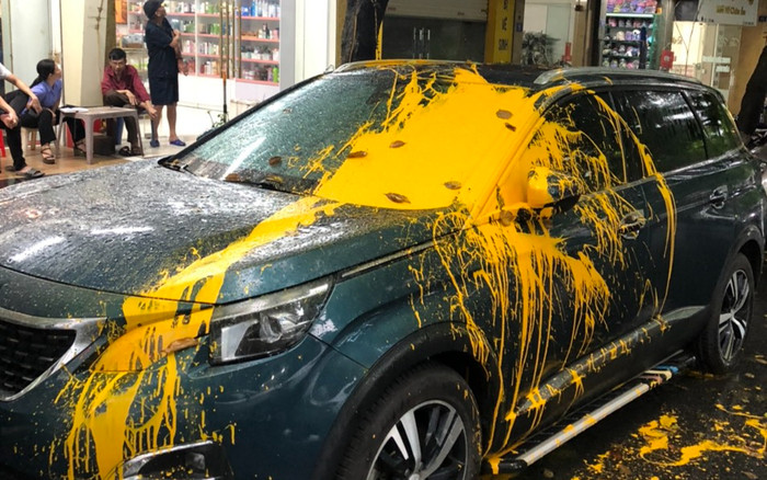 Sự thật câu chuyện ô tô bị tạt sơn vì đậu sai nơi quy định lan truyền trên MXH? Ảnh 2