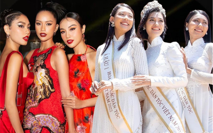 Top 3 Hoa hậu và những lần diện trang phục đồng điệu: Team nào 'chặt chém' nhất? Ảnh 2