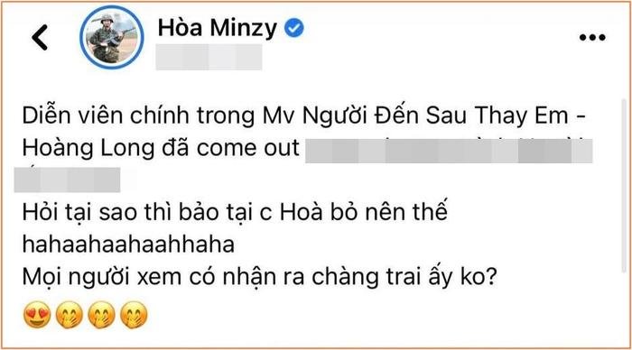 Xôn xao Hòa Minzy tình tứ bên trai lạ, dân mạng lập tức truy lùng 'in-tư' Ảnh 1