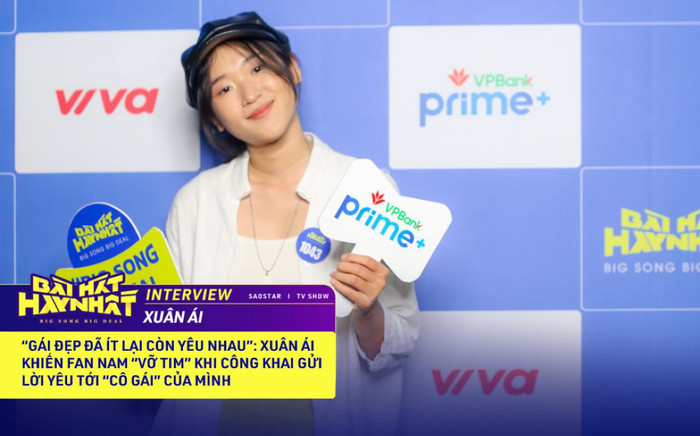 Người đẹp Xuân Ái khiến cánh mày râu tiếc hụi hụi vì đến Bài hát hay nhất tỏ tình với một cô gái Ảnh 2