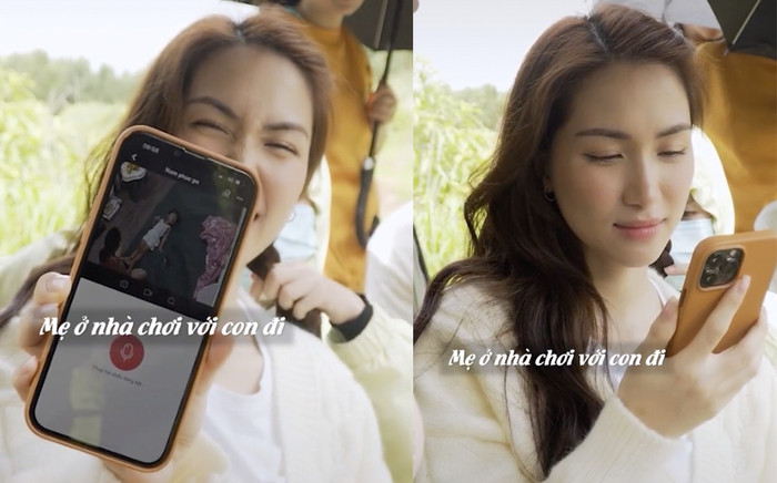 Đi làm xa nhà, Hòa Minzy lặng người, kìm nén khi con trai Bo nói điều này Ảnh 2