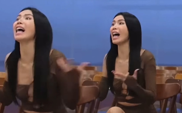 Đang dạy Nam Em catwalk, Minh Tú bất ngờ 'la hét' dữ dội Ảnh 2