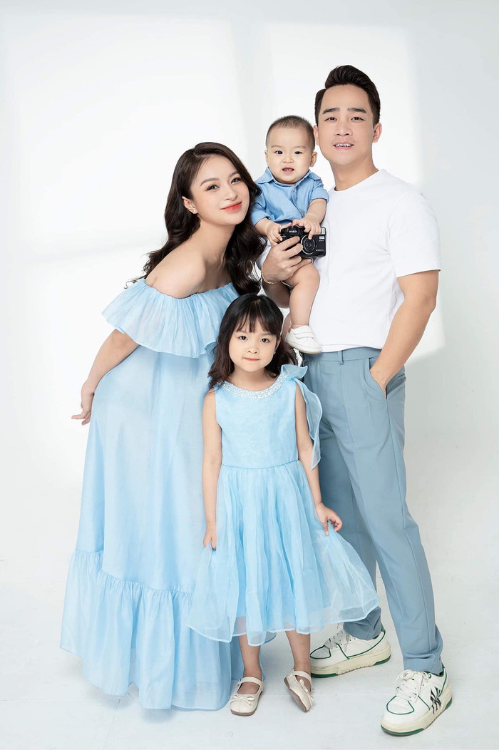 Gia đình hạnh phúc của Đỗ Duy Nam.