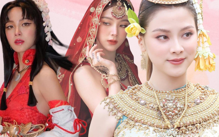 Baifern Pimchanok 'bùng nổ' visual khi diện đồ truyền thống châu Á, đỉnh nhất là set hơn 1,3 tỷ đồng Ảnh 2