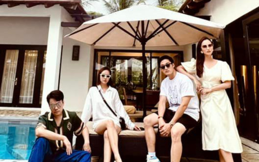 Đình Tú tình tứ bên Huyền Lizzie đi du lịch hậu phim 'Thương ngày nắng về' Ảnh 2