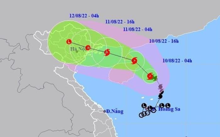 Bão số 2 đang 'bẻ lái' hướng thẳng vào miền Bắc, gây mưa lớn ở Bắc Bộ và Bắc Trung Bộ từ chiều tối nay Ảnh 1