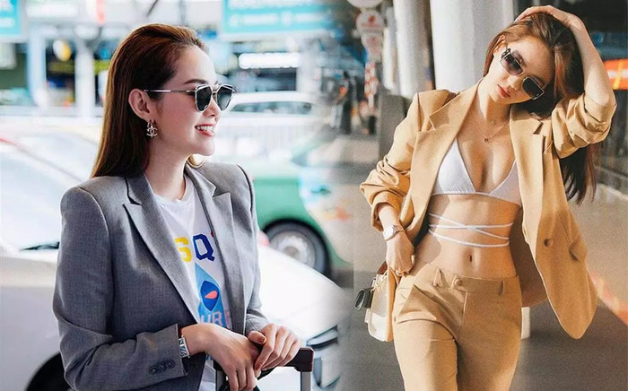 Ngắm thời trang sân bay của mỹ nhân Vbiz: Liệu có 'vượt mặt' được idol Hàn Quốc? Ảnh 2