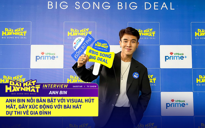 Bài hát hay nhất 2022: Anh Bin nổi bần bật với visual hút mắt, bài hát dự thi về gia đình gây xúc động Ảnh 2