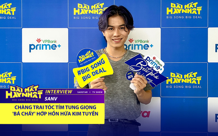 SanV: Chàng trai tóc tím tung giọng 'bá chấy' hớp hồn Hứa Kim Tuyền Ảnh 2