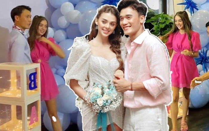 Nhan sắc 'vạn người mê' của vợ Tây Bùi Tiến Dũng trong quá trình thai kì Ảnh 2