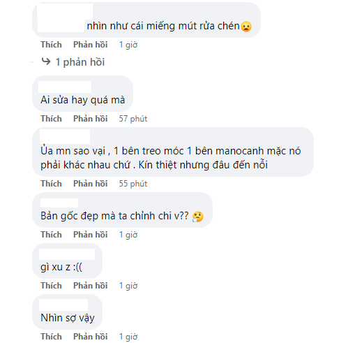 Một số người cho rằng thiết kế sau khi được đính thêm họa tiết không đến mức phải nhận quá nhiều lời chê bai