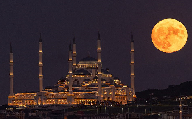 Mãn nhãn với siêu trăng 'cá tầm' sáng rực khắp thế giới Ảnh 2