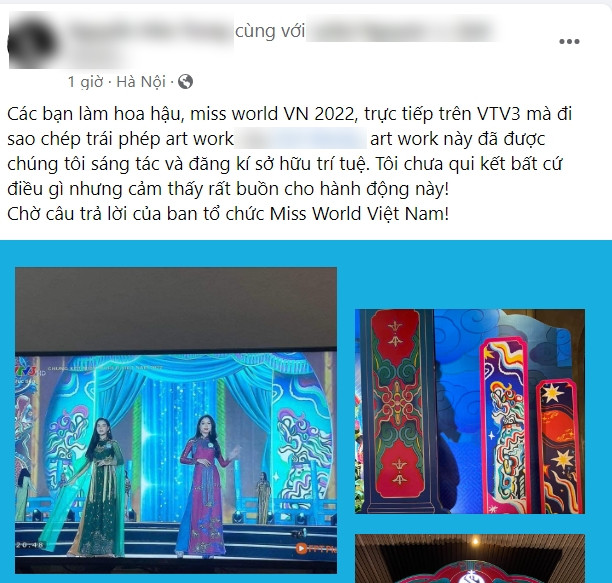 Chủ bài đăng 'phốt' Miss World Vietnam 2022 nói rõ việc bị sao chép hình ảnh Ảnh 1