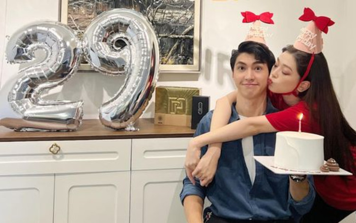 Diễn viên Bình An đón tuổi mới bên cạnh Á hậu Phương Nga Ảnh 2