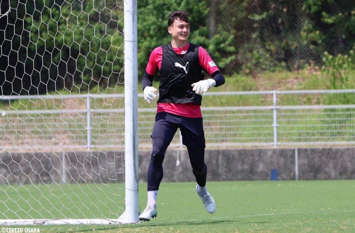 Thủ môn Đặng Văn Lâm ký hợp đồng 3,5 năm với CLB Bình Định và sẵn sàng thi đấu từ vòng đấu thứ 13 của V.League 2022. Ảnh: Osaka