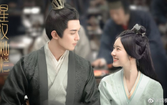 Hé lộ hậu trường chụp poster 'ngọt xỉu' của Triệu Lộ Tư và Ngô Lỗi trong Tinh Hán Xán Lạn Ảnh 2