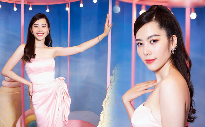 Nam Em sau khi out top 5 Miss World Vietnam: Nụ cười tươi rói, Top 8 Miss Earth đã trở lại Ảnh 2