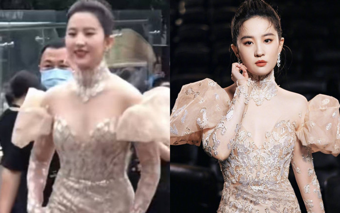 Rộ tin đồn Lưu Diệc Phi bị nhãn hàng 'nghỉ chơi' vì biến trang phục thành thảm họa khi dự sự kiện Weibo Ảnh 2