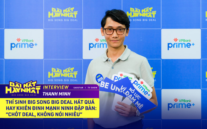 Thí sinh Big Song Big Deal hát quá hay khiến Đinh Mạnh Ninh đập bàn: 'Chốt deal, không nói nhiều' Ảnh 2