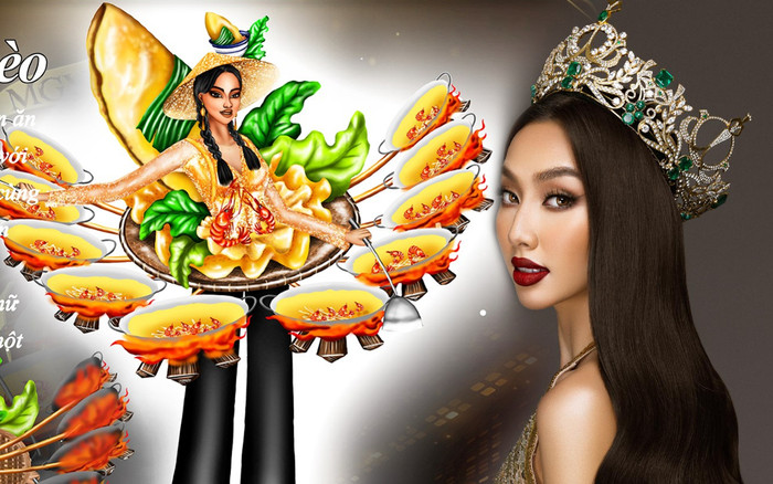 'Tắt Đèn', 'Bánh Xèo' trở thành cảm hứng tìm kiếm National Costume cho Miss Grand Vietnam 2022 Ảnh 2