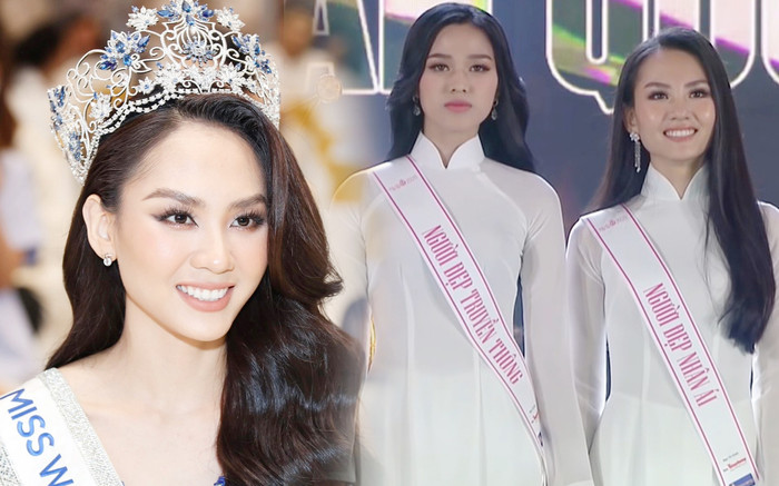 Khoảnh khắc Đỗ Thị Hà nắm tay Mai Phương hai năm trước hot trở lại: Khi hoa hậu truyền vía hoa hậu Ảnh 2