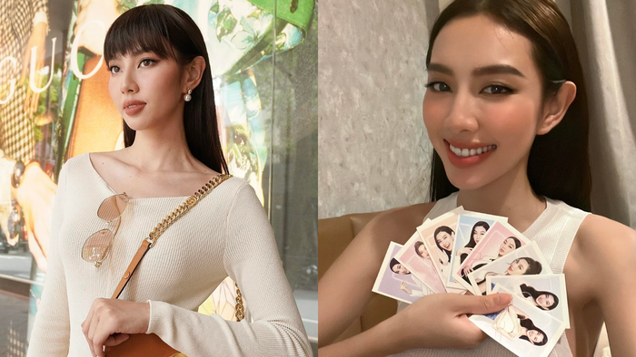 Khi các hoa hậu sử dụng tóc giả: Thùy Tiên, Ngọc Châu khiến fan 'sặc cơm' Ảnh 2