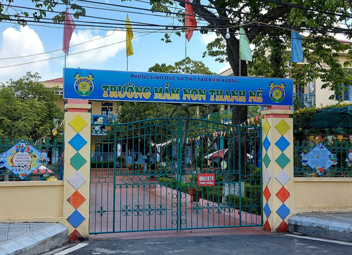 Trường Mầm non Thanh Nê. (Ảnh: Tuổi trẻ).