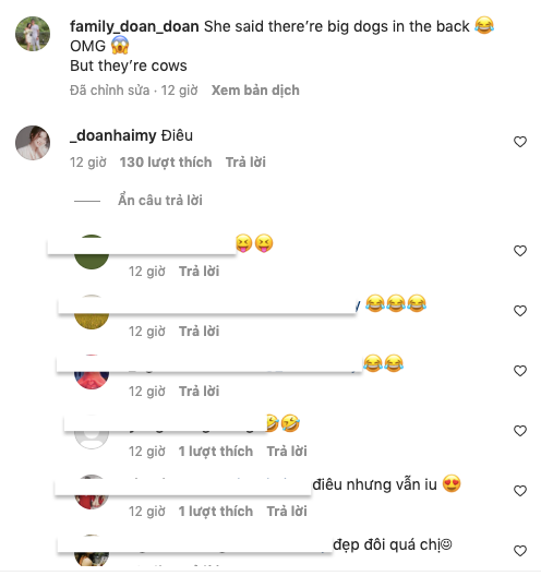 Đoàn Văn Hậu kể chuyện Doãn Hải My tưởng bò là chó, cô nhanh chóng mắng anh: 'Điêu'.