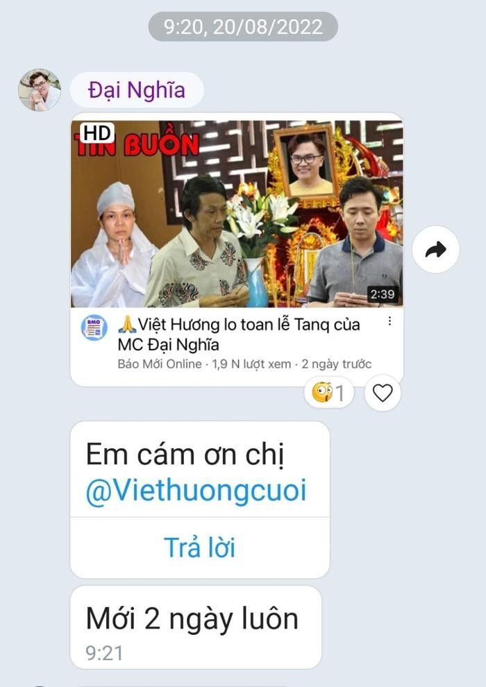 Việt Hương 'xin tha' vì bị dựng chuyện xui rủi Ảnh 1